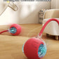 New Cat Interactive Ball Toy Automatic Rolling Ball Faux Tail Rechargeable Smart Pet Electric Toy Dog Cat Training Imitate Mouse