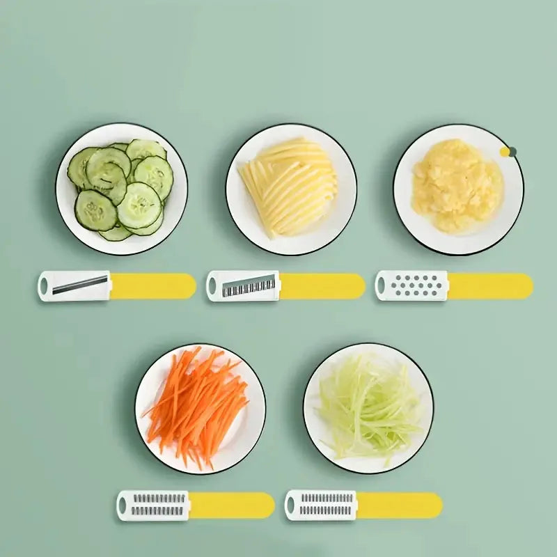 Multifunctional Vegetable & Fruit Slicer - Potato Shredder & Grater with Handle!