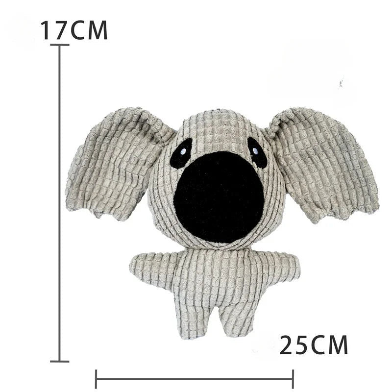 Bite-Resistant Plush Duck Toy - Sound Relief for Small & Large Dogs!