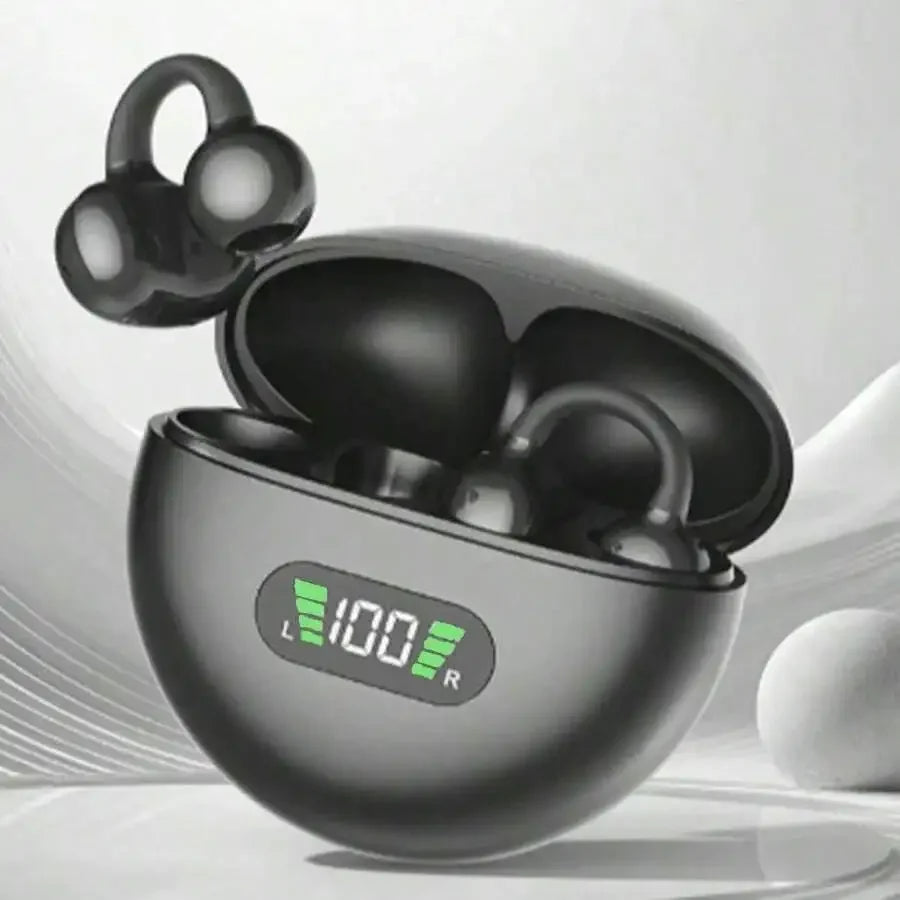 Open-Ear Wireless Earbuds | BT 5.3 & Digital Battery Display