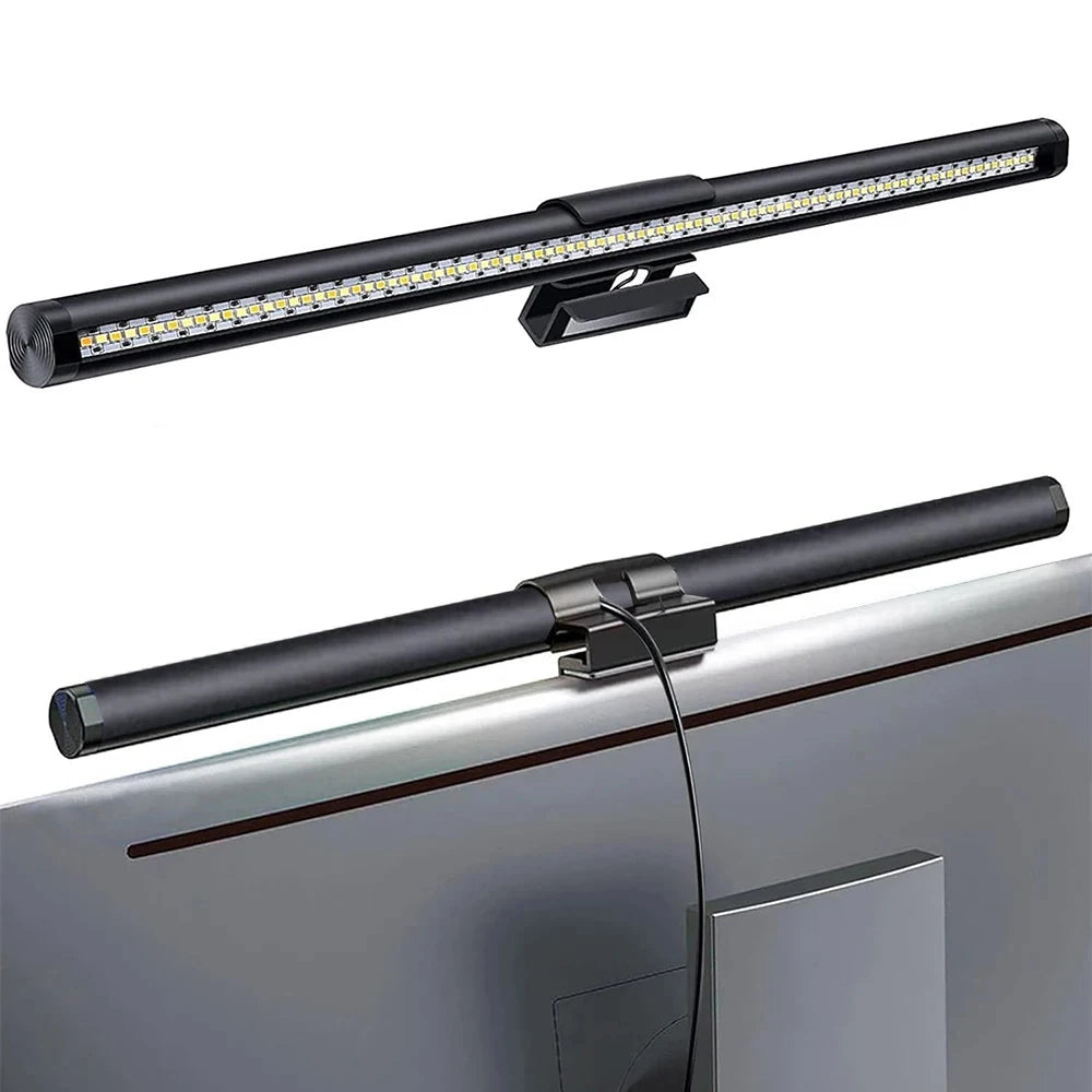 GB LED Monitor Light Bar: Dimmable Atmosphere Lamp for Work & Gaming
