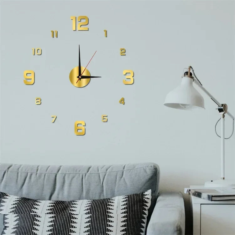 Transform Your Space: 3D Luminous Frameless DIY Wall Clock