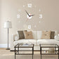 Transform Your Space: 3D Luminous Frameless DIY Wall Clock