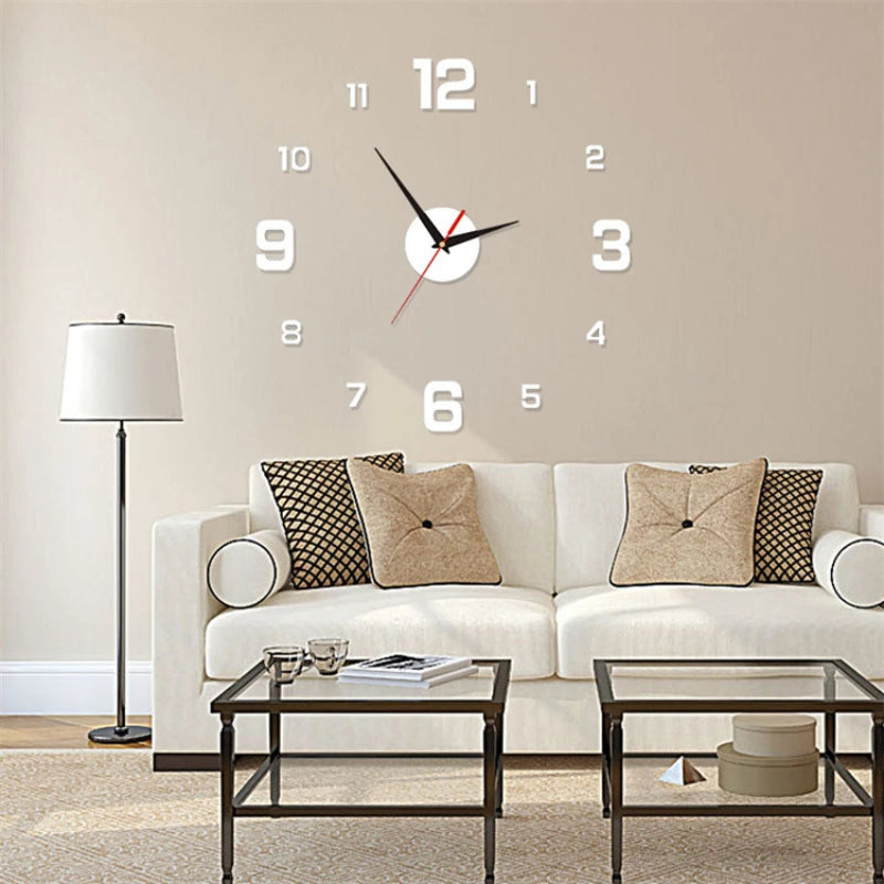 Transform Your Space: 3D Luminous Frameless DIY Wall Clock