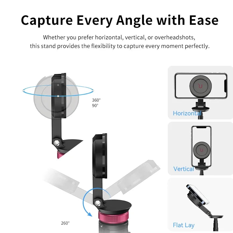 MagSafe Selfie Stick Tripod (1.53M) w/ Bluetooth Remote