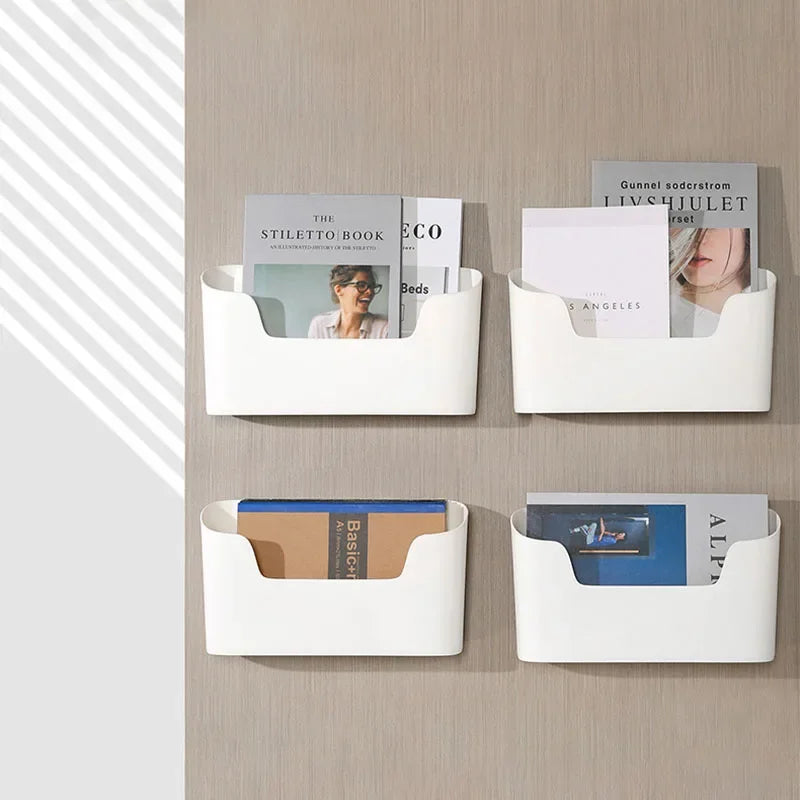 Kitchen Wall-Mounted Adhesive Storage Rack