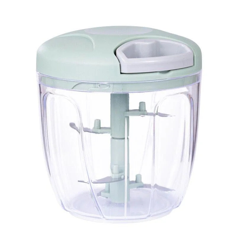 500/900ML Manual Meat Mincer & Garlic Chopper – Kitchen Vegetable Cutter
