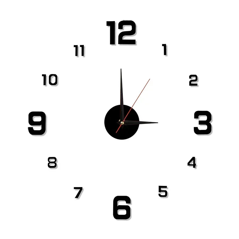Transform Your Space: 3D Luminous Frameless DIY Wall Clock