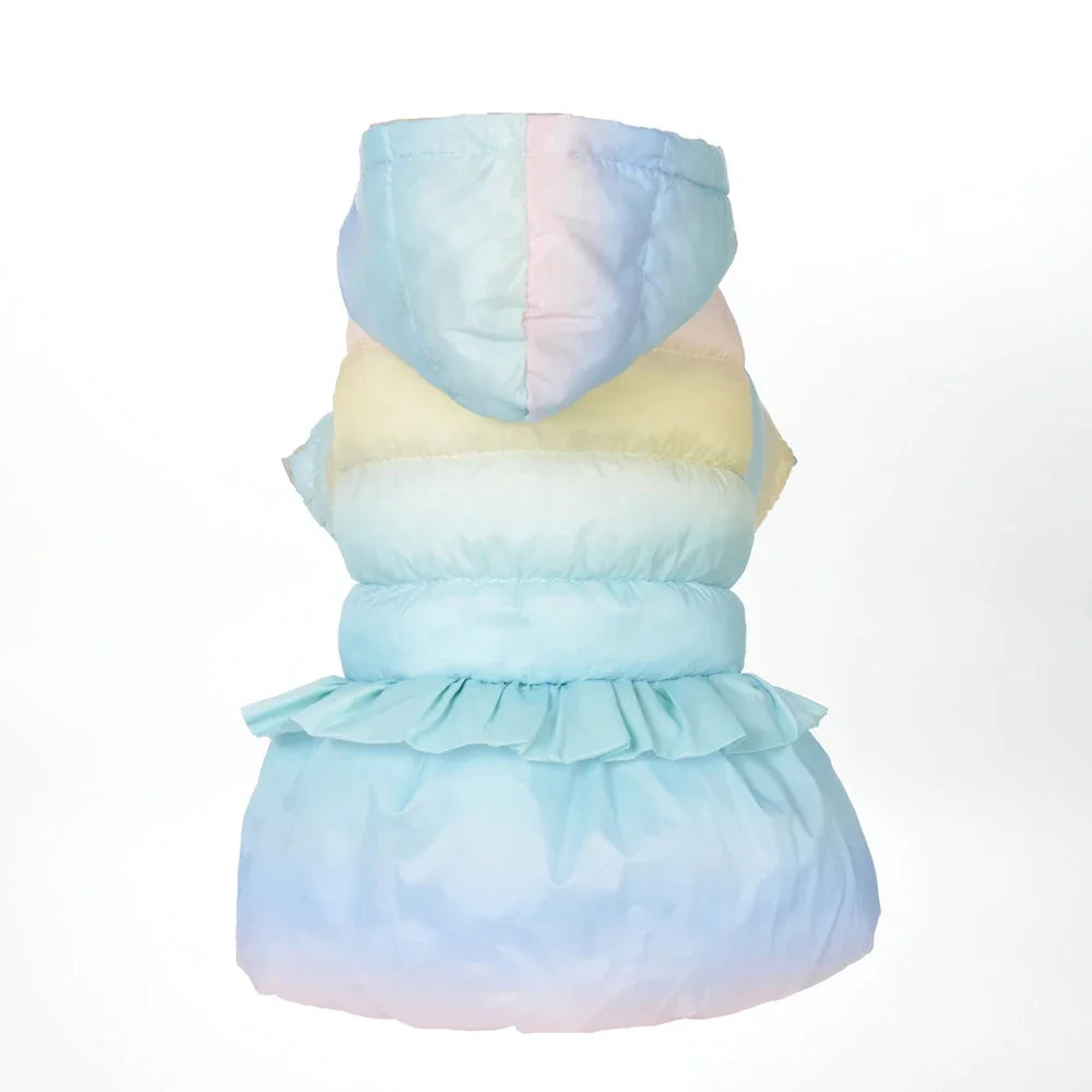 Autumn Winter Pet Dog Coat For Small Medium Dog Cat Warm Fleece Clothing Puppy Windproof Solid Jacket Chihuahua Bulldog Costume