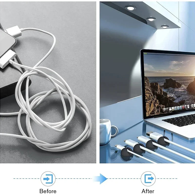 Mini Cable Organizer Clips  – Keep Wires Neat & Tidy