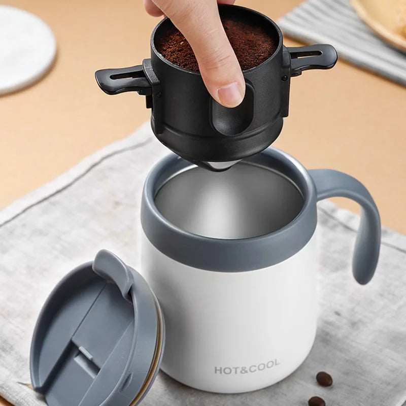304 Stainless Steel Portable Coffee & Tea Dripper Set