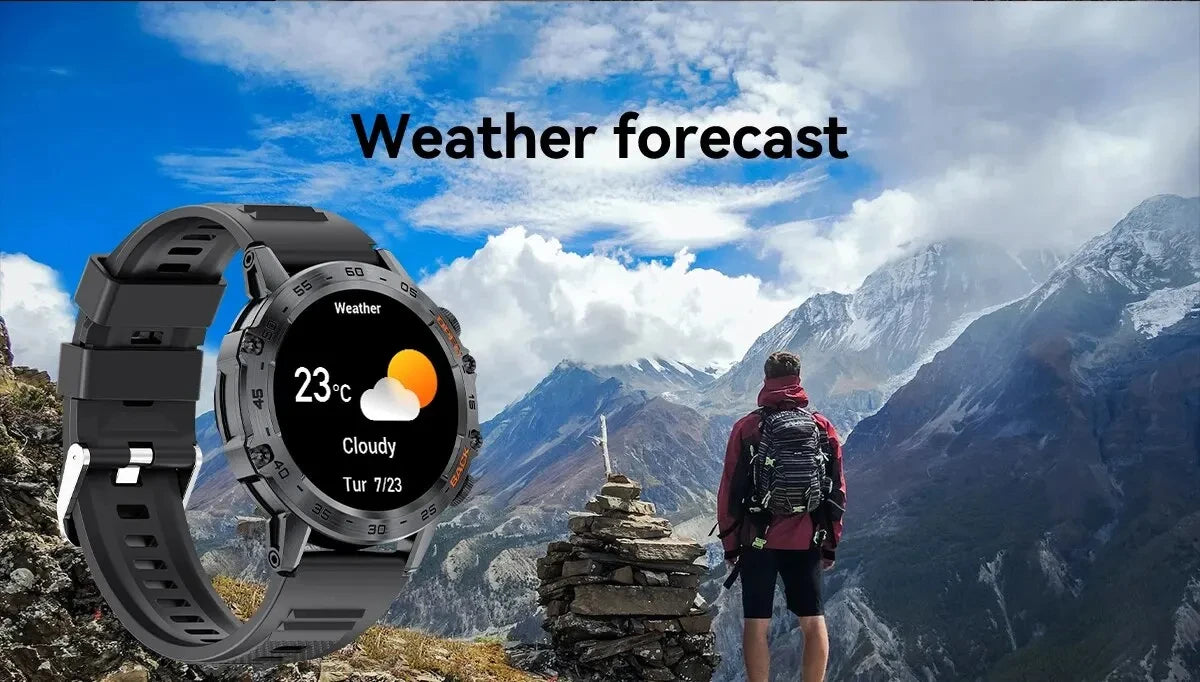 New1.39" Bluetooth Call Smart Watch Men Outdoor Sport Fitness Heart Rate Health Monitoring Smartwatch for Android IOS Phone