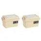 Outdoor Tissue Case Desktop Napkin Paper Storage Box Portable 1.1L Camping Picnic Seasoning Bottle Organizer Sundries Bucket