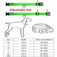 LED Glowing Dog Collar Adjustable Flashing Rechargea Luminous Collar Night Anti-Lost Dog Light HarnessFor Small Dog Pet Products