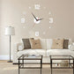Transform Your Space: 3D Luminous Frameless DIY Wall Clock