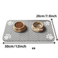 Absorbent Waterproof Pet Feeding Mat for Food & Water Bowl