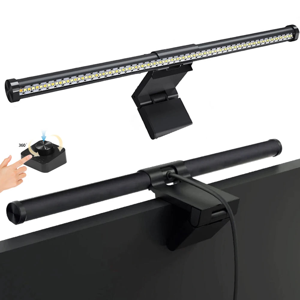 GB LED Monitor Light Bar: Dimmable Atmosphere Lamp for Work & Gaming