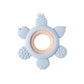 Food-Grade Silicone Teether Ring - Safe Sensory Toy for Babies 0-12 Months!