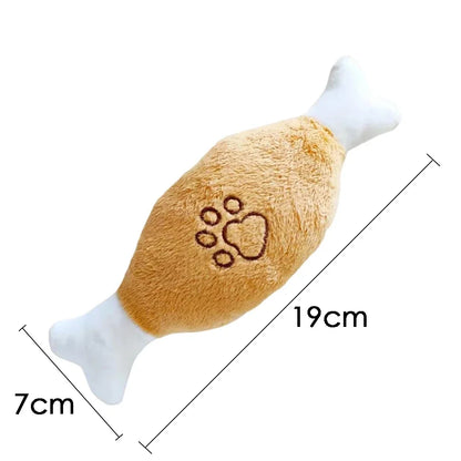 Bite-Resistant Plush Animal Squeaky Toy – Perfect for Small & Large Dogs!