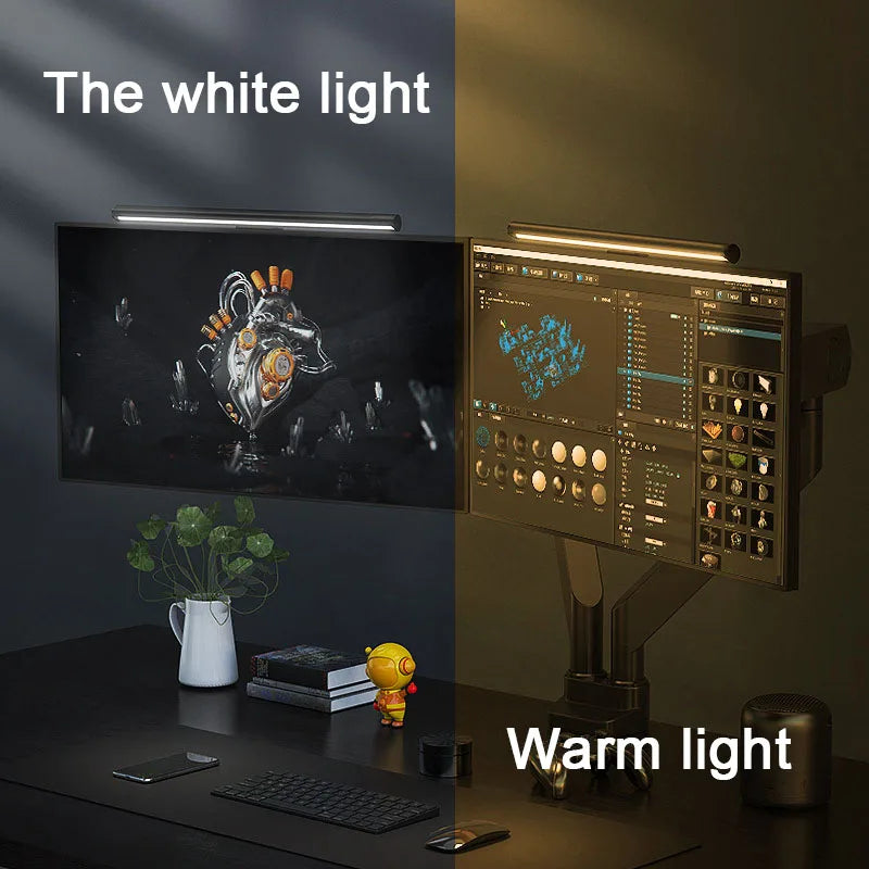 GB LED Monitor Light Bar: Dimmable Atmosphere Lamp for Work & Gaming