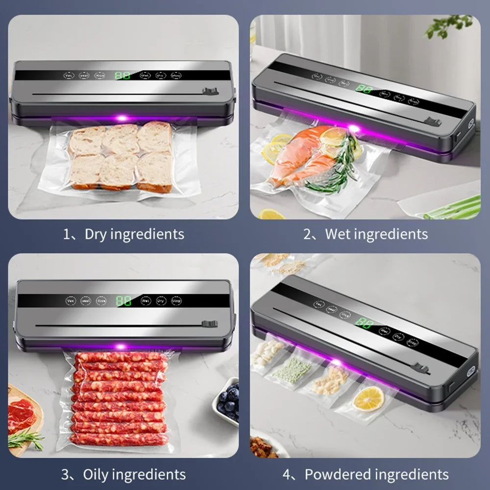 Mi Electric Vacuum Sealer (Dry/Wet) + Food Storage Bags