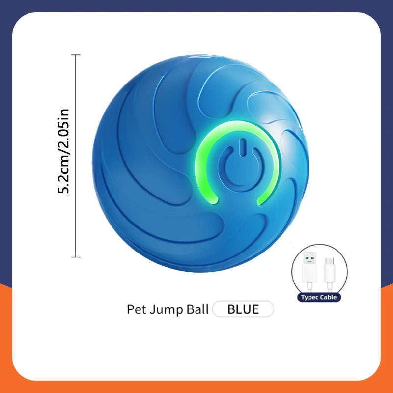 Smart Dog / Cat Toy Ball Electronic Interactive Pet Toy Moving Ball USB Automatic Moving Bouncing for Puppy Birthday Gift Cat Products