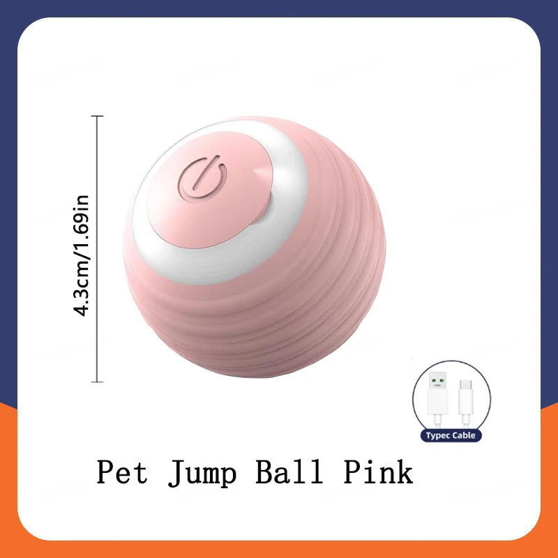Smart Dog / Cat Toy Ball Electronic Interactive Pet Toy Moving Ball USB Automatic Moving Bouncing for Puppy Birthday Gift Cat Products