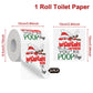 Christmas Toilet Roll Paper Happy 2026 New Year Christmas Supplies Xmas Tissue Roll Napkin Kitchen Tool Home Decoration New Year