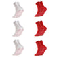 1/6Pairs Tourmaline Slimming Health Sock Winter Elastic Thermal Self-Heating Sock Health Care Socks Short Sock Magnetic Therapy