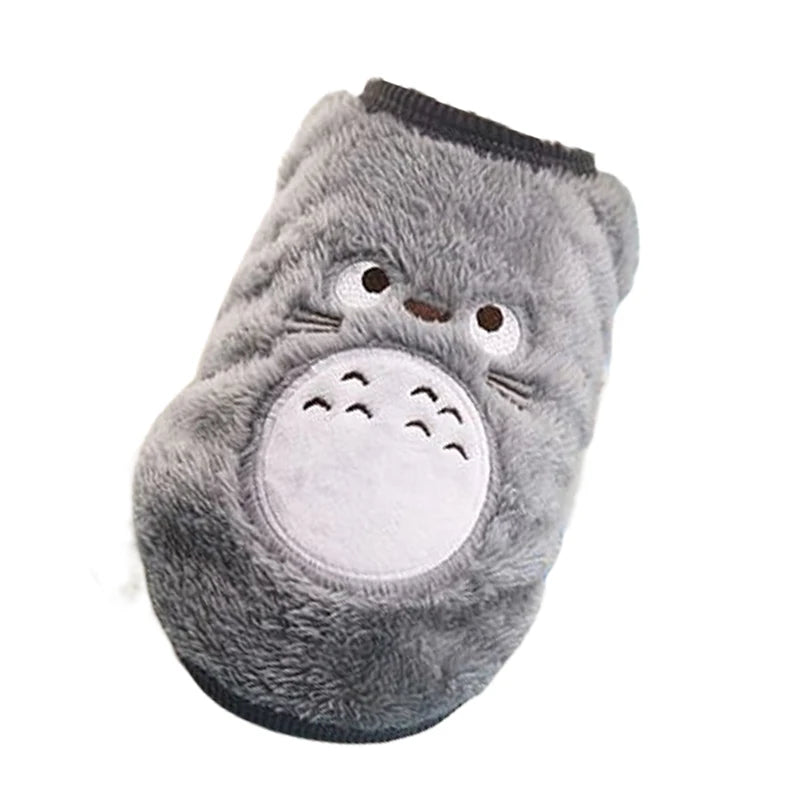 Cute Dog / Cat Clothes Winter Vest For Small Dogs Cats Warm Pets Sweater Soft Flannel Puppy Puffer Jacket Dog Accessories Supplies Xxs