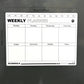 A refrigerator magnet ,monthly and weekly planner, magnetic calendar sticker, soft magnetic note sticker, message board