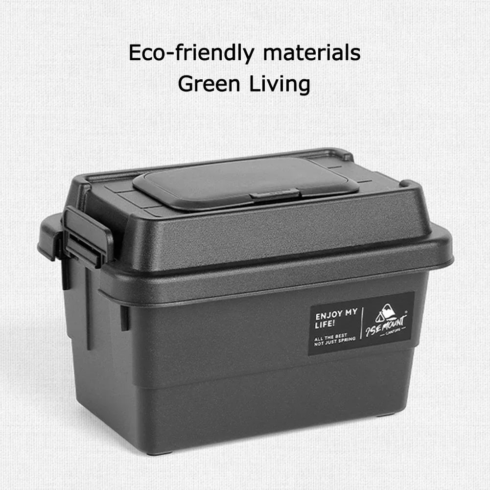 Outdoor Tissue Case Desktop Napkin Paper Storage Box Portable 1.1L Camping Picnic Seasoning Bottle Organizer Sundries Bucket