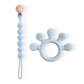 Food-Grade Silicone Teether Ring - Safe Sensory Toy for Babies 0-12 Months!