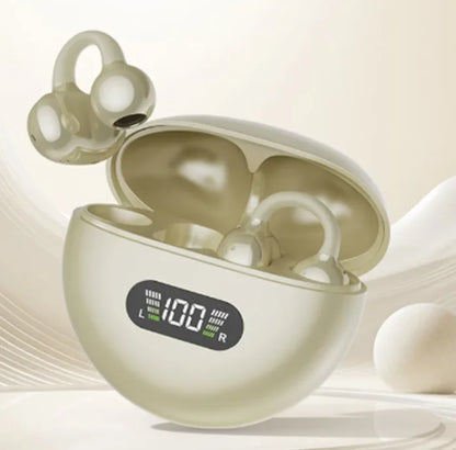 Open-Ear Wireless Earbuds | BT 5.3 & Digital Battery Display