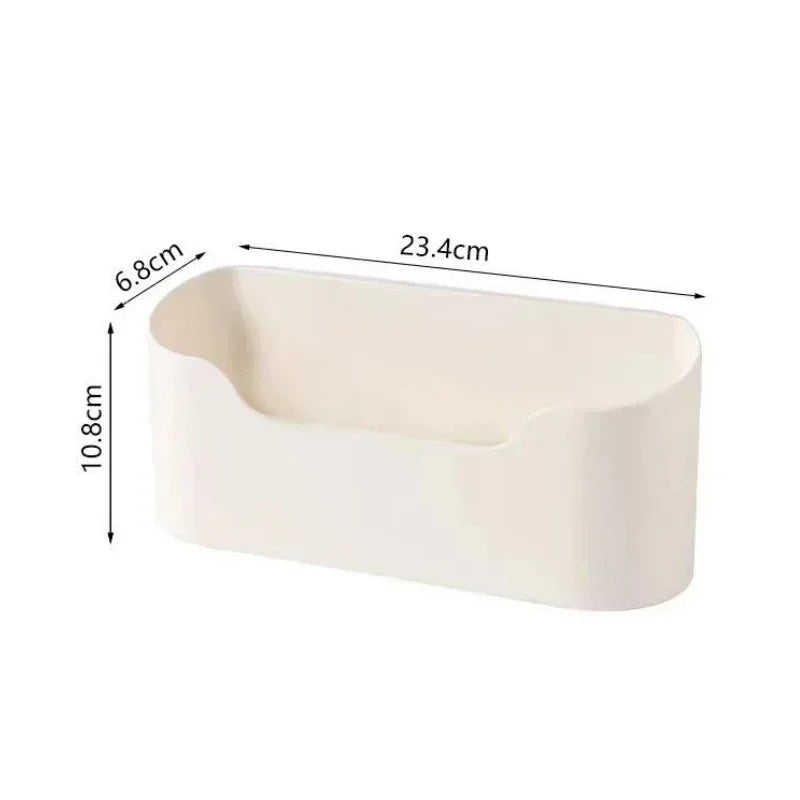 Kitchen Wall-Mounted Adhesive Storage Rack