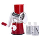 3-in-1 Manual Vegetable Slicer & Shredder – Perfect for Grating Cheese, Nuts & More!