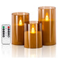 LED lights electronic candles LED candle decorations acrylic candles complete set of remote control timers Christmas and wedding