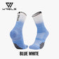 WRELS Socks Athletic Cushion Moisture Wicking Sports Socks Thickening Towel Bottom Sweat Absorbing Shock-absorbing Running Socks