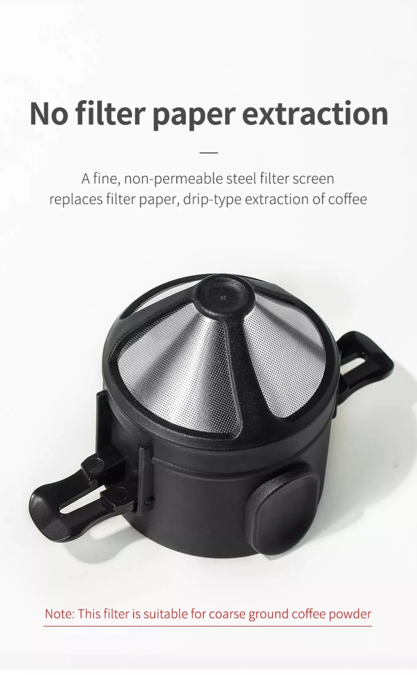 304 Stainless Steel Portable Coffee & Tea Dripper Set