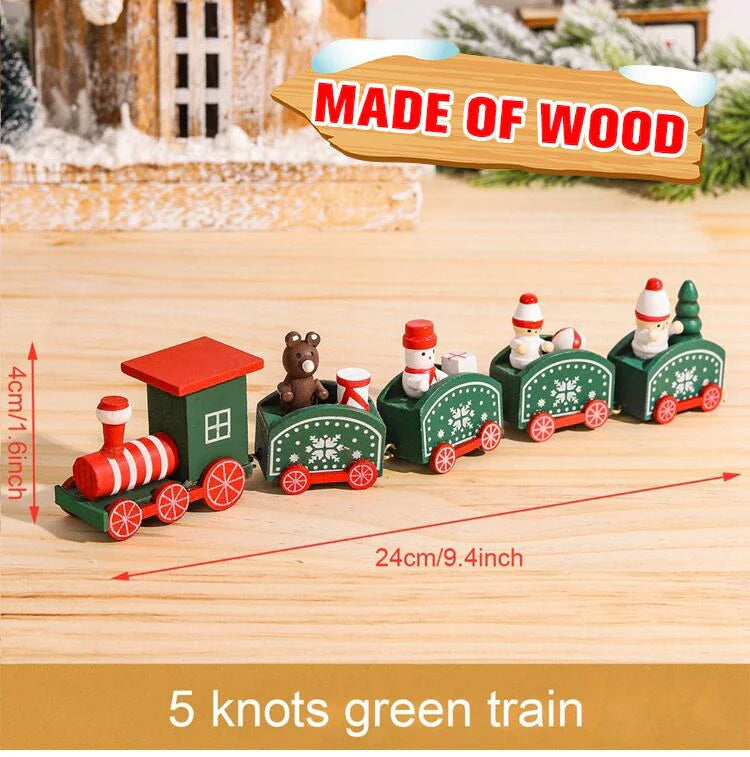 Christmas Train Merry Christmas Decorations For Home 2024 Cristmas Ornament Xmas Navidad Noel Gifts Happy New Year 2025 Decor