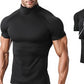 Compression Long Sleeve T Shirt Men Elastic Training T-shirt Gym Fitness Workout Tights Sport Jersey Athletic Running Shirt Men