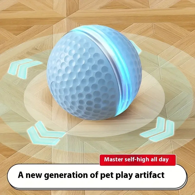 Smart Cat Toys: Automatic Rolling Interactive Ball (USB Rechargeabe