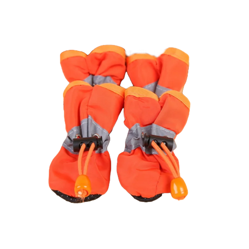 4-Pack Waterproof Anti-Slip Pet Dog Shoes for Small Pets