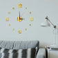 Transform Your Space: 3D Luminous Frameless DIY Wall Clock