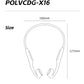 POLVCDG bone conduction swimming earphones IPX8 waterproof 32GB memory Bluetooth 5.4 silicone material 2025 new product x16