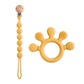 Food-Grade Silicone Teether Ring - Safe Sensory Toy for Babies 0-12 Months!