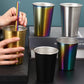 Stainless Steel Travel Mug: 350ml/500ml Beer & Coffee Tumbler