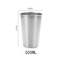 Stainless Steel Travel Mug: 350ml/500ml Beer & Coffee Tumbler