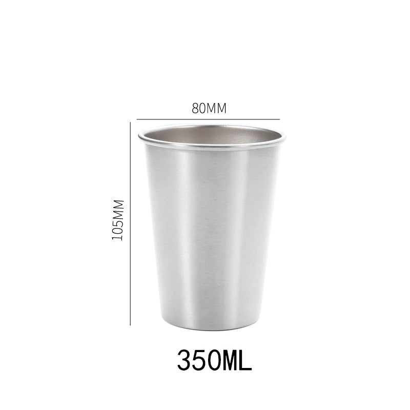 Stainless Steel Travel Mug: 350ml/500ml Beer & Coffee Tumbler